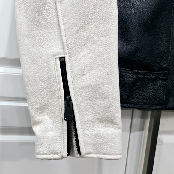 Tommy Hilfiger Classic Leather Moto Jacket - Picture 4 of 14